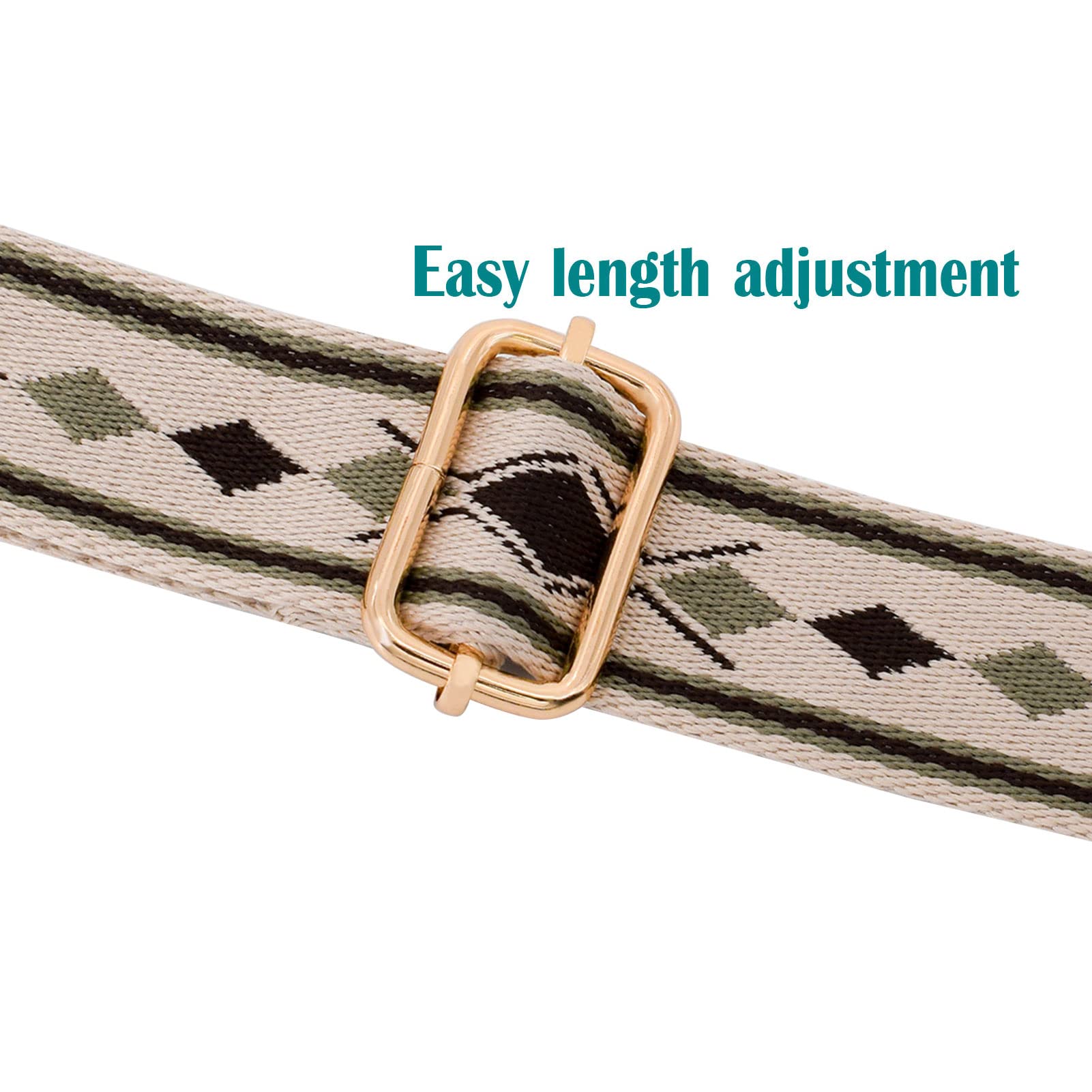 Metal Swivel Hook Replacement Shoulder Strap - Adjustable Crossbody Bag Strap for Purses, Luggage & Guitars | Durable Fashion Accessory for Women, Travel & Music Performances