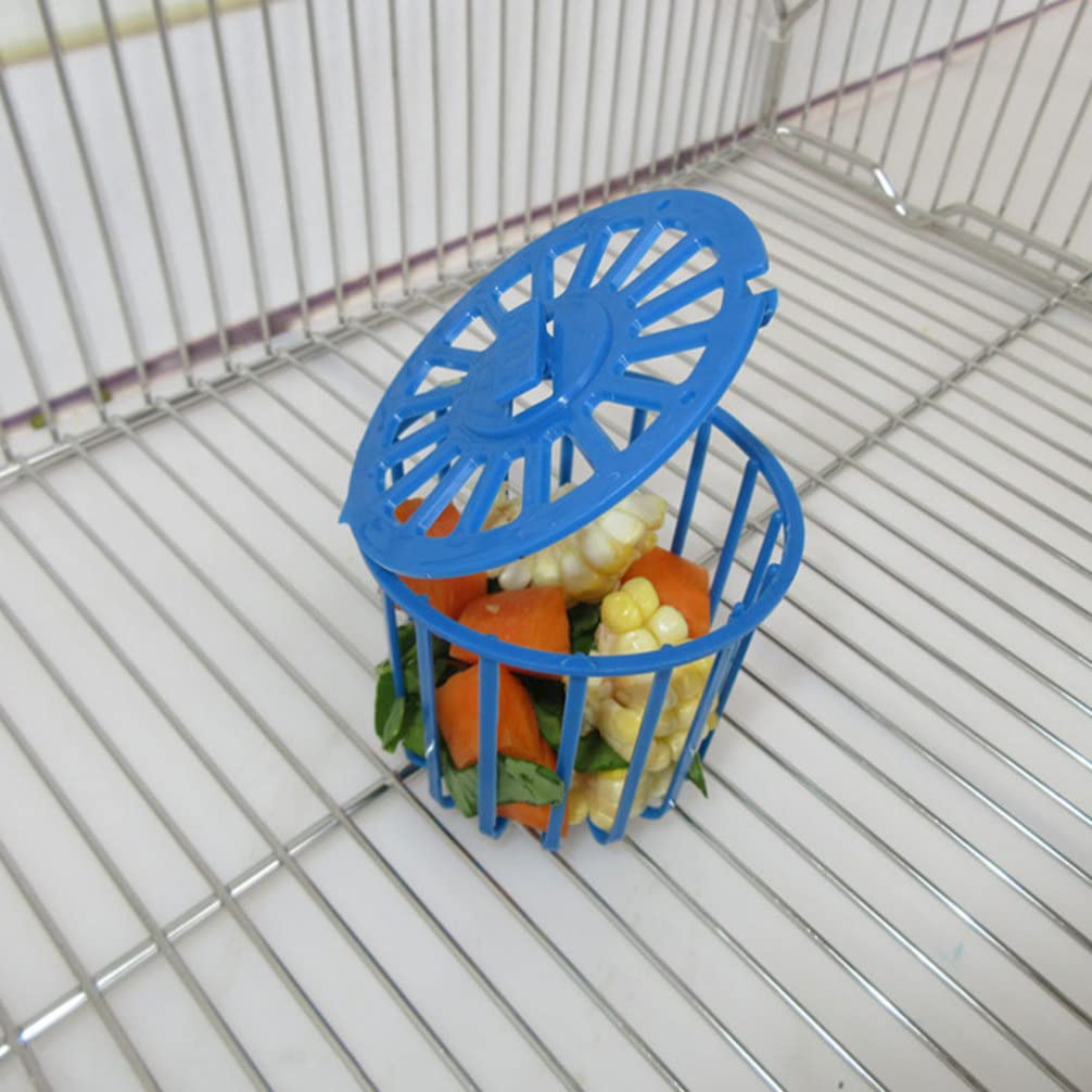 10pcs Bird Feeding Basket - Durable Parrot Fruit & Vegetable Feeder Basket, Foraging Toy for Pet Parrots, Cockatiels, Lovebirds - Perfect for Cage Enrichment & Healthy Snacking