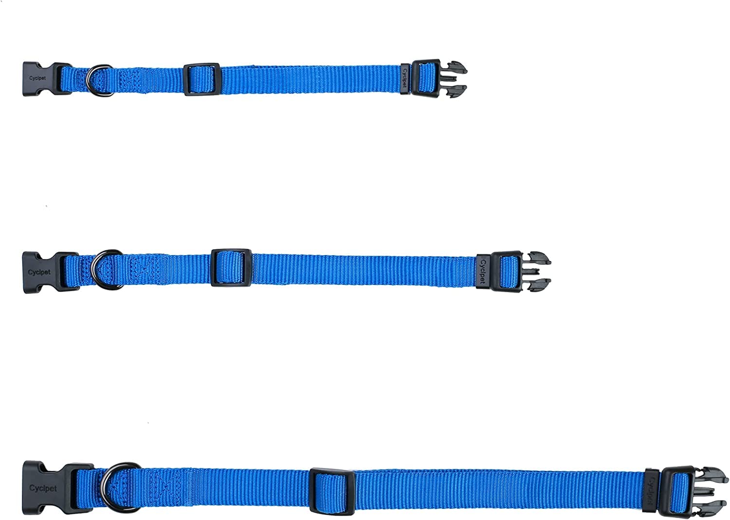 **Eagle Pets Adjustable Nylon Dog Collar - Quick Release, Breathable & Comfortable for Small, Medium & Large Dogs - Perfect for Training, Walks & Outdoor Adventures (Large, Blue)**