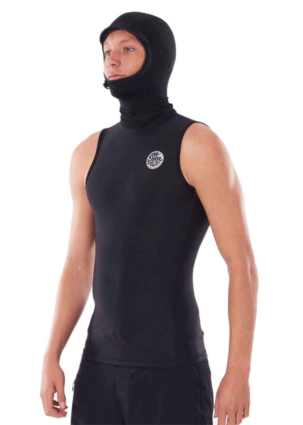 Rip Curl Men's 3mm Flash Bomb Polypro Hooded Vest - Warm & Lightweight for Surfing, Diving & Water Sports