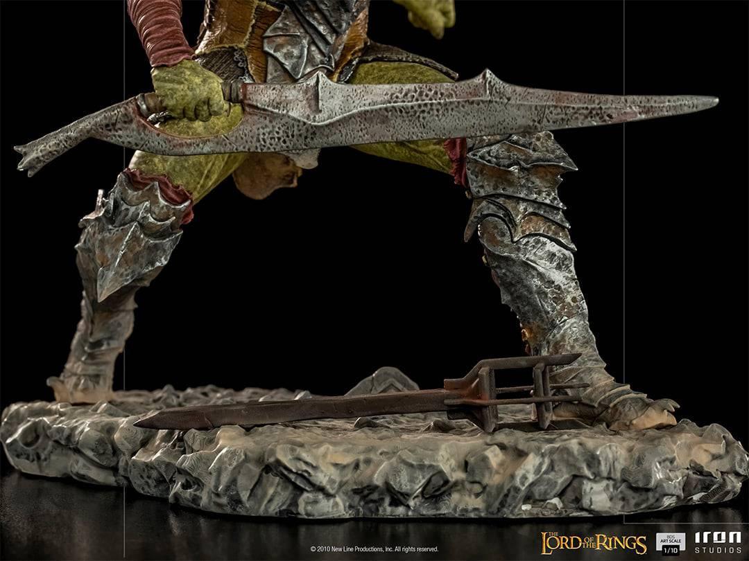 Iron Studios The Lord of the Rings Swordsman Orc BDS Art Scale 1/10 Statue - Premium Collectible for LOTR Fans & Fantasy Decor