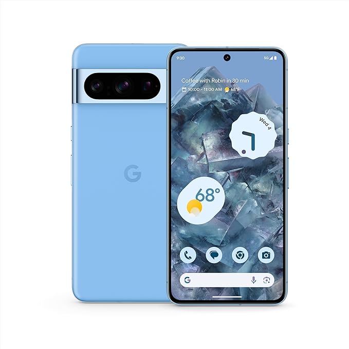 Google Pixel 8 Pro Unlocked Smartphone (128GB/256GB) - US Version with 5G, Android 14, Pro Camera - Perfect for Photography, Business & Travel