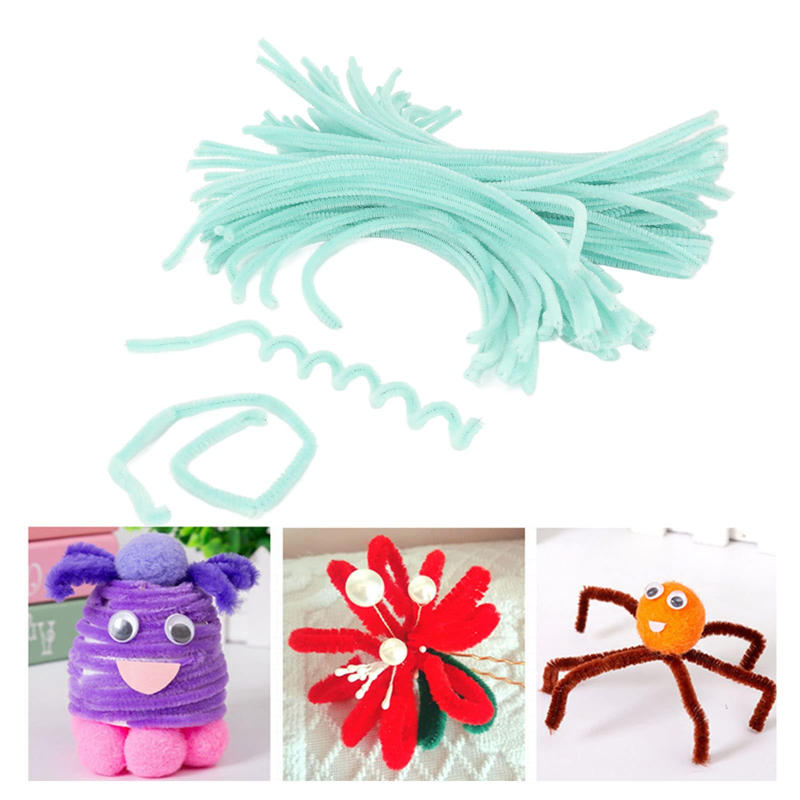 1200pcs Colorful Pipe Cleaners for DIY Crafts - Bulk Chenille Stems for Kids Art Projects, Flower Making, Animal Creations & STEM Activities - Enhance Creativity & Fine Motor Skills