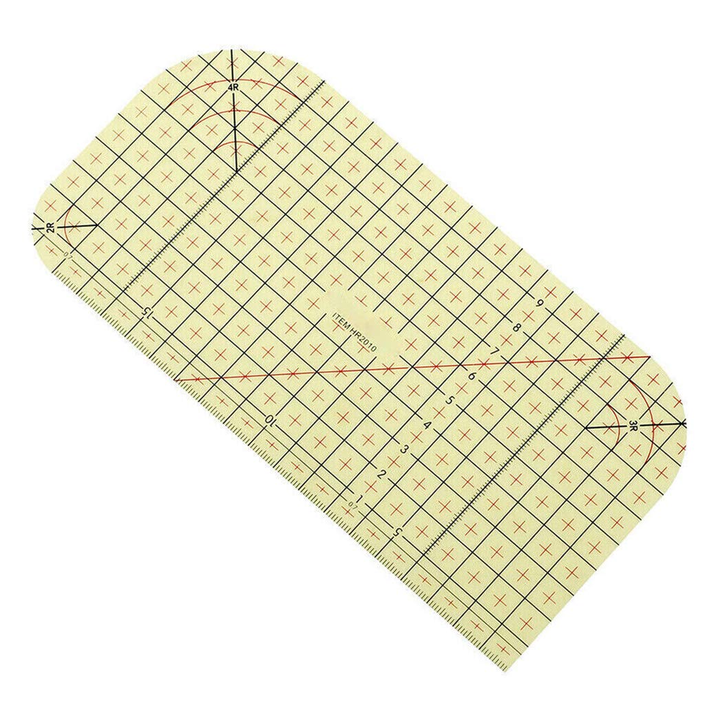 CUCUDAI Ironing Ruler - 12 Inch Measuring Tool for Quilting, Tailoring & DIY Sewing - Heat Resistant Patchwork Ruler for Fabric Cutting & Craft Projects - Perfect for Dressmaking, Scrapbooking & Home Decor