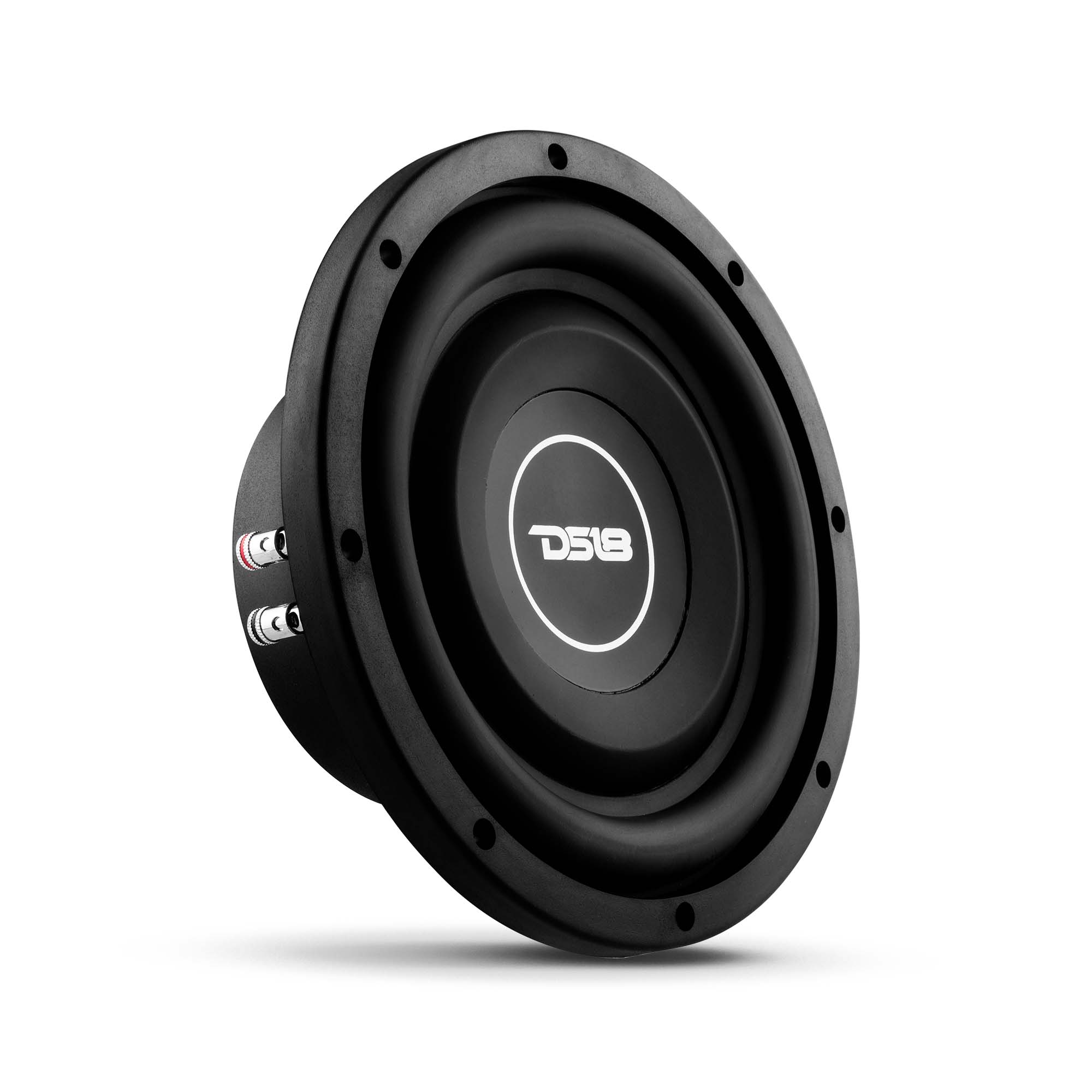 SRW Shallow Mount 8-Inch Car Subwoofer 150 Watts RMS DVC 4 Ohm - Powerful Bass for Trucks, SUVs and Compact Vehicles