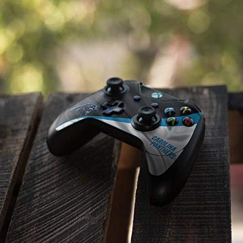 Officially Licensed NFL Carolina Panthers Gaming Skin Decal for Xbox One Elite Controller - Custom Protective Cover for Enhanced Grip & Style - Perfect for Gamers & Sports Fans
