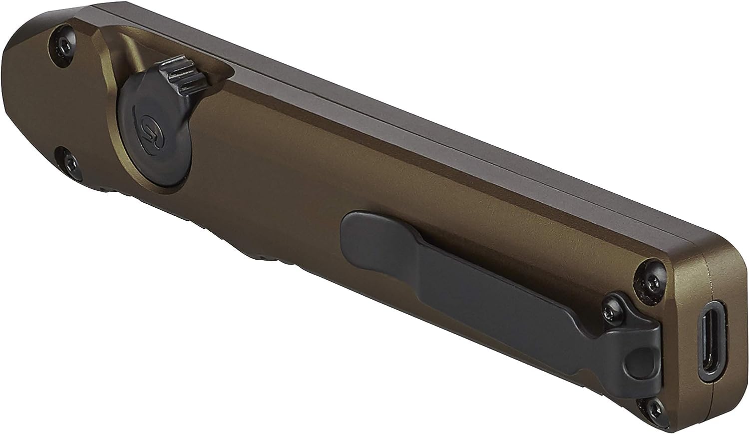 Streamlight 88811 Wedge 300-Lumen EDC Flashlight - Ultra Slim USB-C Rechargeable with Lanyard (Coyote) | Perfect for Camping, Hiking & Emergency Preparedness
