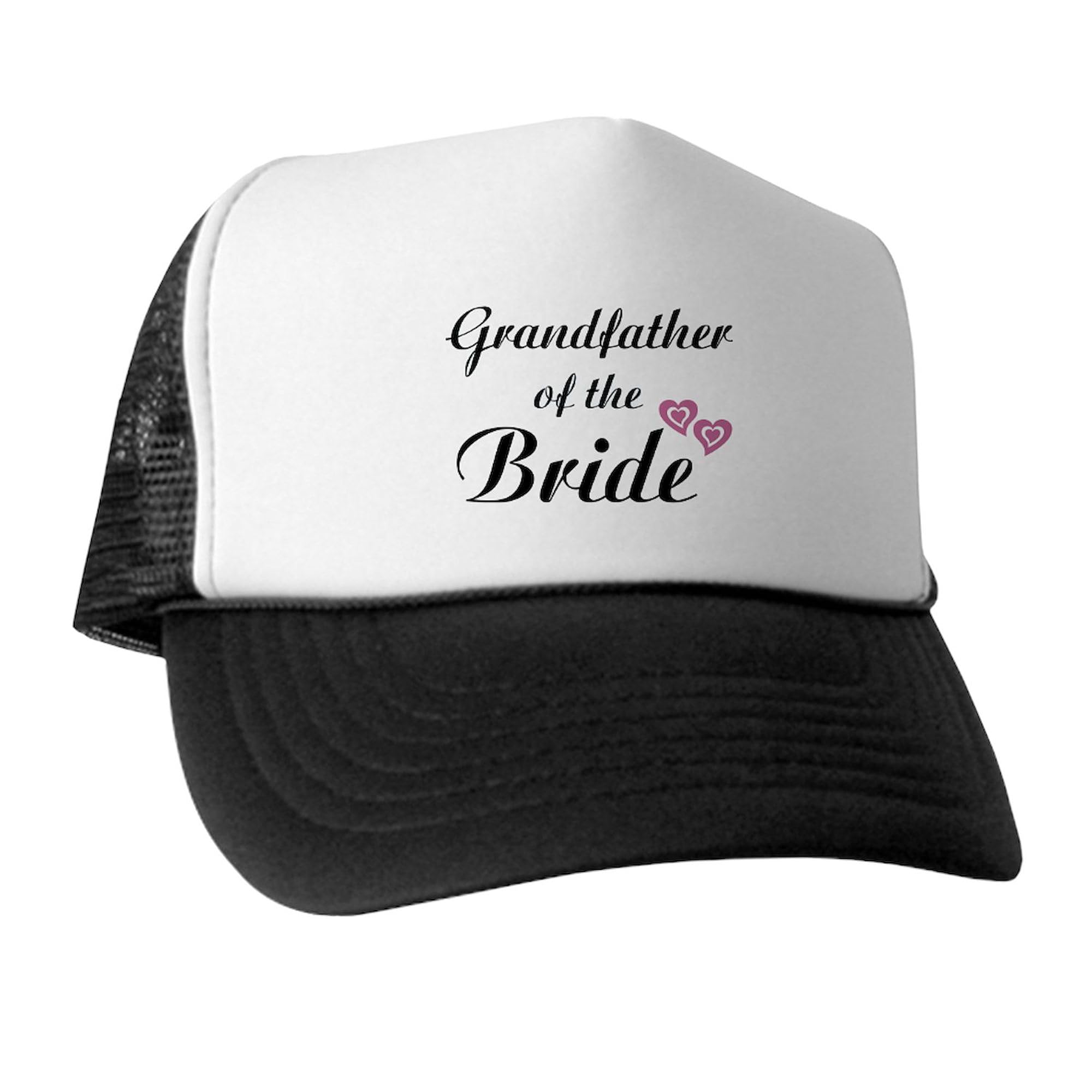 Grandfather of The Bride Adjustable Snapback Trucker Hat - Perfect for Weddings, Family Events & Gifts - Stylish & Comfortable