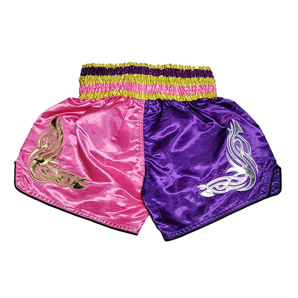 Premium Muay Thai Shorts for Men & Women - High-Quality Martial Arts Training & Boxing Gym Shorts - Perfect for MMA, Kickboxing, and Fitness Workouts
