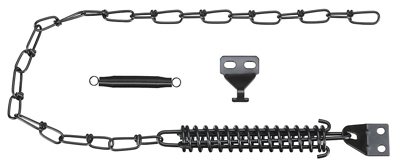 Heavy Duty National Spring & Chain Door Stop - Durable Door Holder for Home, Office & Garage - Secure & Adjustable Door Stopper for Sliding, Swinging & Screen Doors