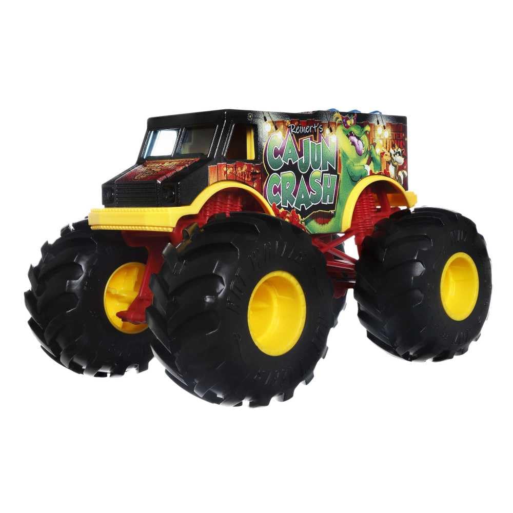 Hot Wheels Monster Cajun Crash Die-Cast Toy Car - High-Speed Racing & Stunt Play for Kids & Collectors | Perfect for Playrooms, Birthday Gifts & Display Collections