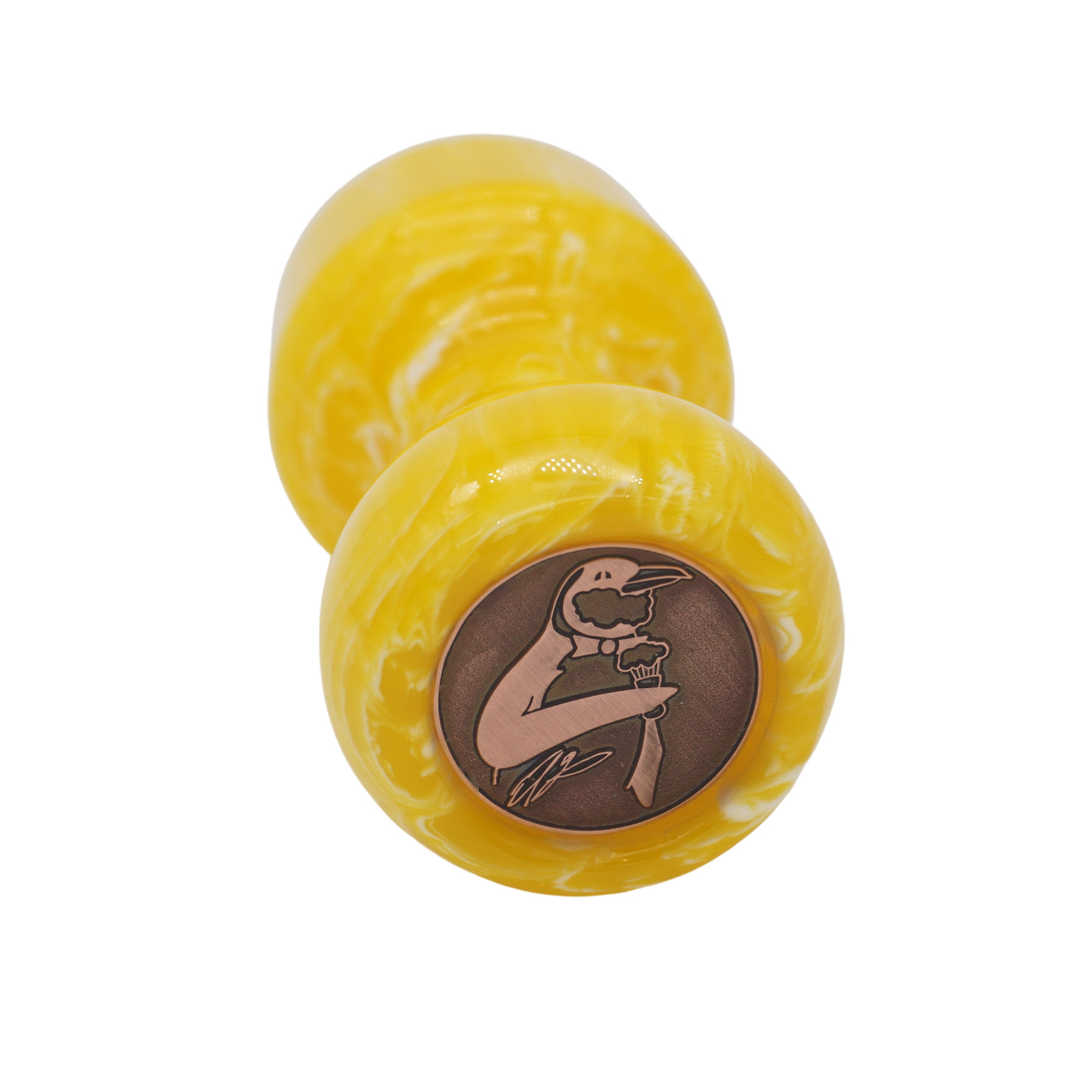 Premium Lemon Drop Handcrafted Shaving Brush Handle - Fits 24mm & 26mm Knots - Perfect for Wet Shaving & Grooming Gifts
