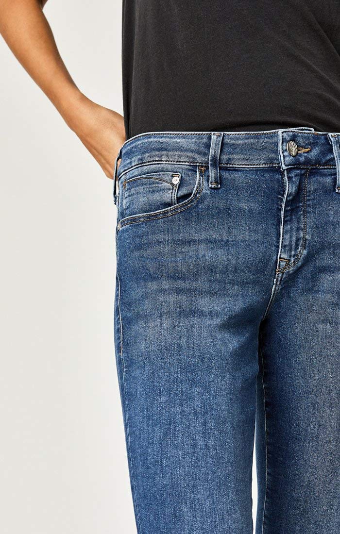 Mavi Women's Alexa Mid-Rise Skinny Jeans - Stretch Denim Pants for Everyday Comfort | Perfect for Work, Casual Outings & Date Nights
