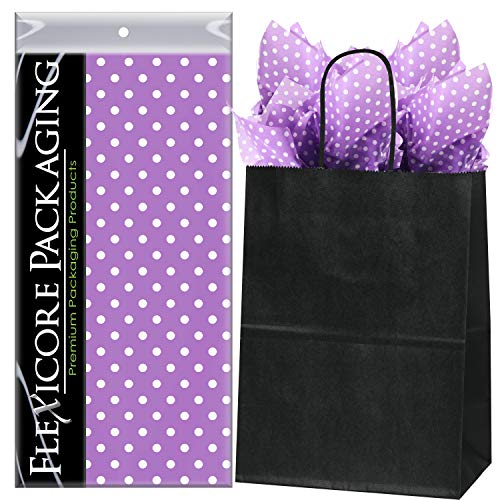 Lilac Purple Polka Dots