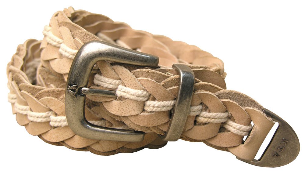 KAKADU Premium Hand Braided Buffalo Leather Belt for Men - Durable & Stylish Western Fashion Accessory for Cowboy Boots, Jeans & Outdoor Adventures