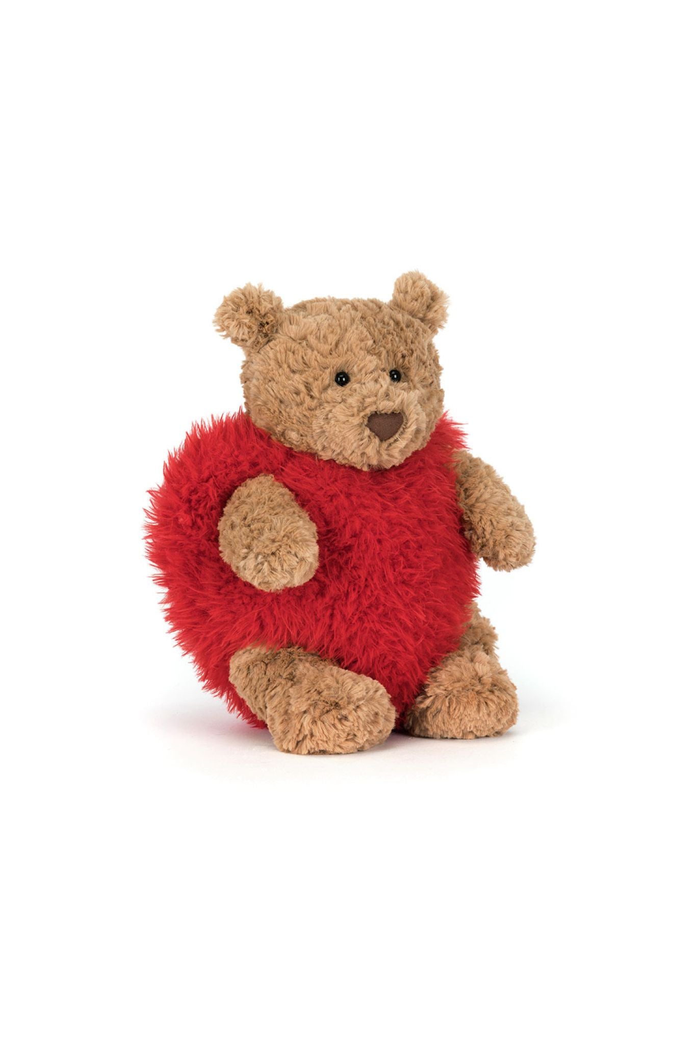 Jellycat Bartholomew Bear 'Heartthrob' Plush Toy - Soft & Cuddly Stuffed Animal for Kids, Baby Shower Gift & Nursery Decor