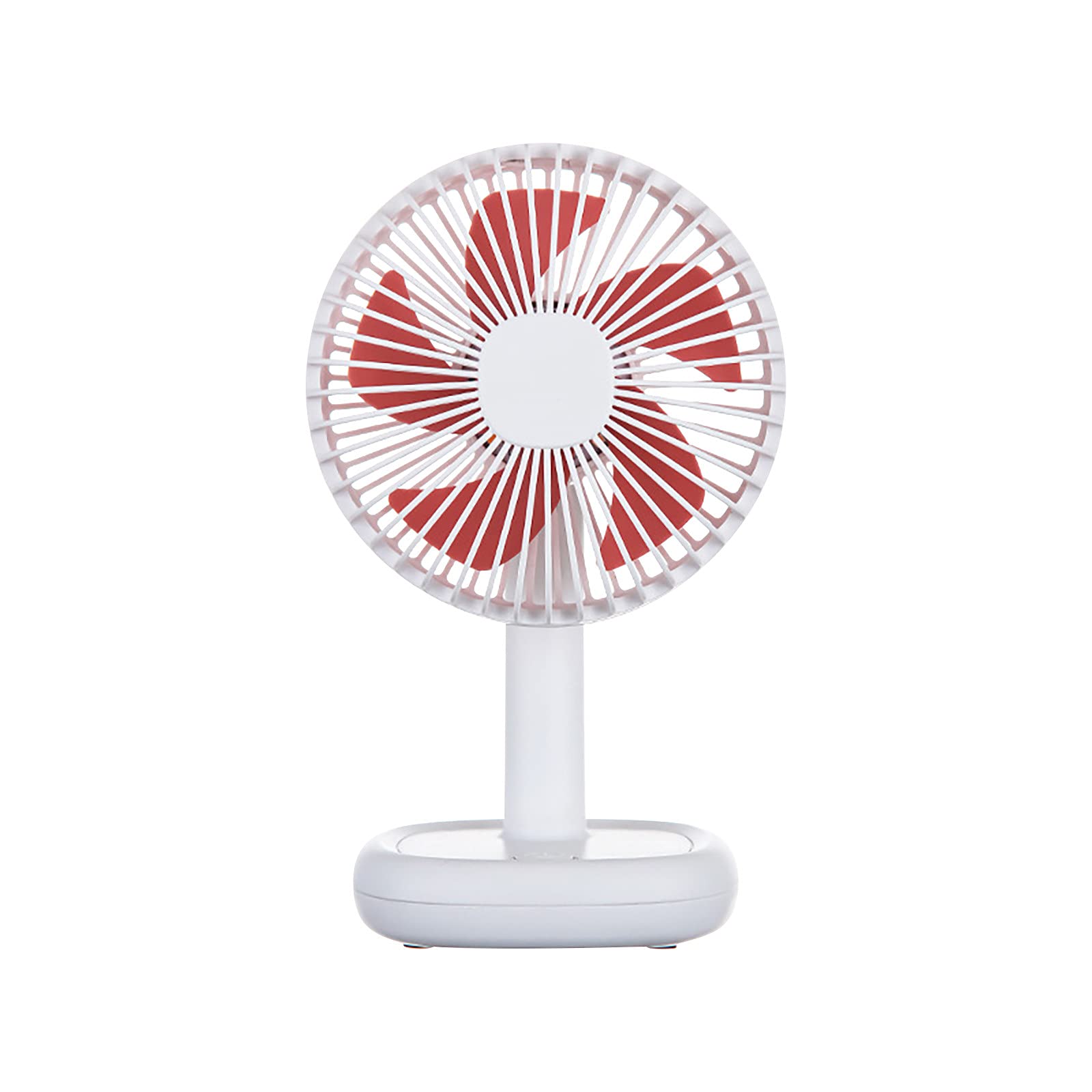 Folding Desk Fan with Night Light - 3 Speeds, Quiet for Home & Office Use