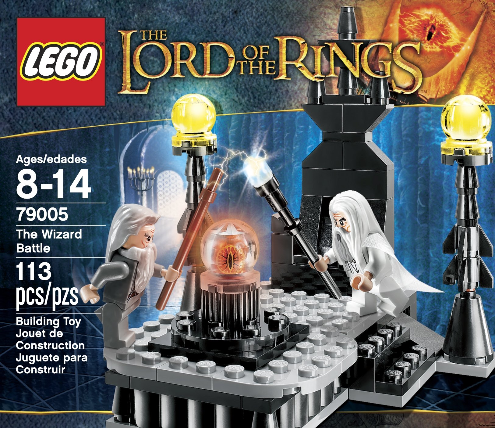 LEGO The Lord of The Rings The Wizard Battle 79005 Building Toy Set - Interlocking Bricks for Kids & Collectors - Perfect for Role Play, Display & Creative Playtime