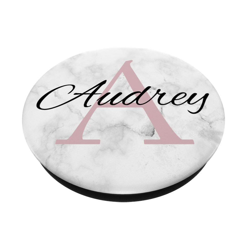Personalized Audrey Pink Rose Monogram Initial Necklace for Girls - Elegant A Initial Jewelry Gift for Birthdays, Valentine's Day & Special Occasions