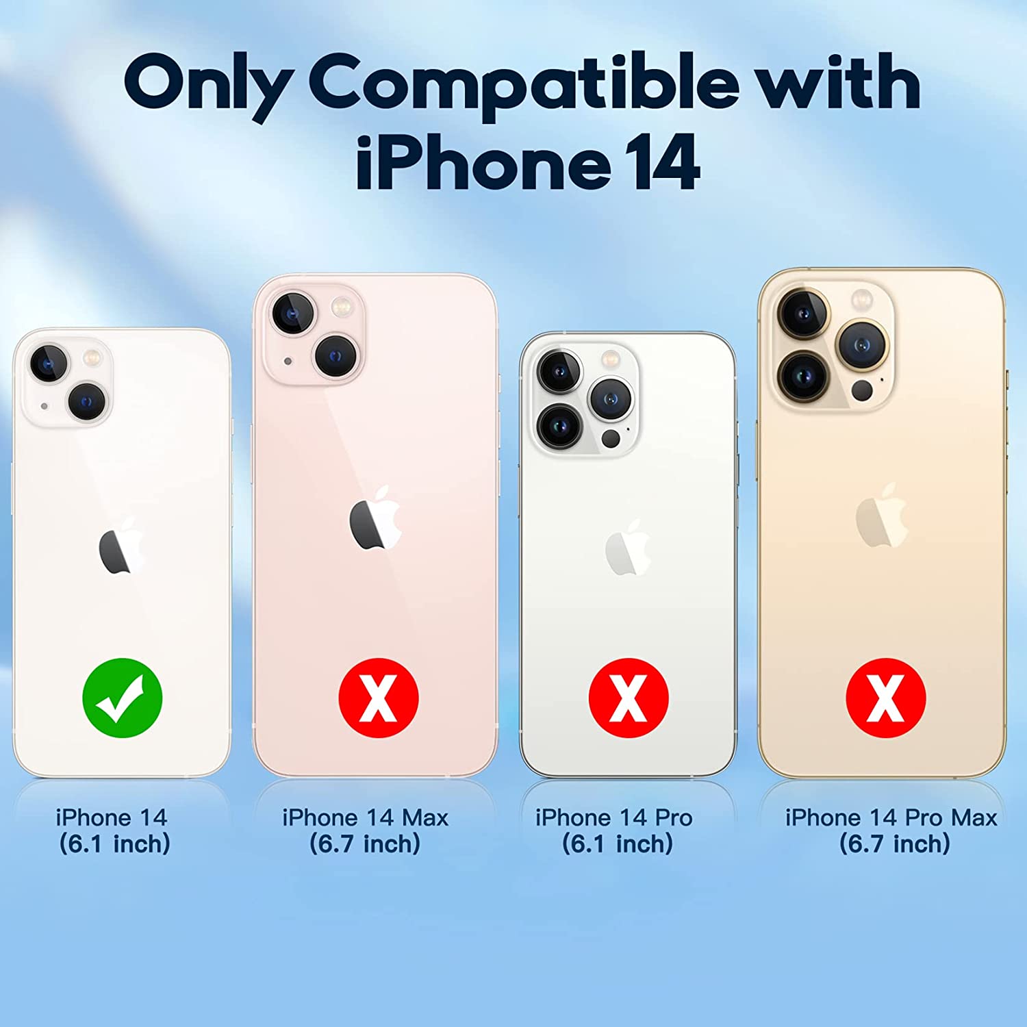 Premium Shockproof iPhone 14 Case - Heavy Duty Protective Phone Cover with Military-Grade Drop Protection | Perfect for Outdoor Activities, Travel & Daily Use