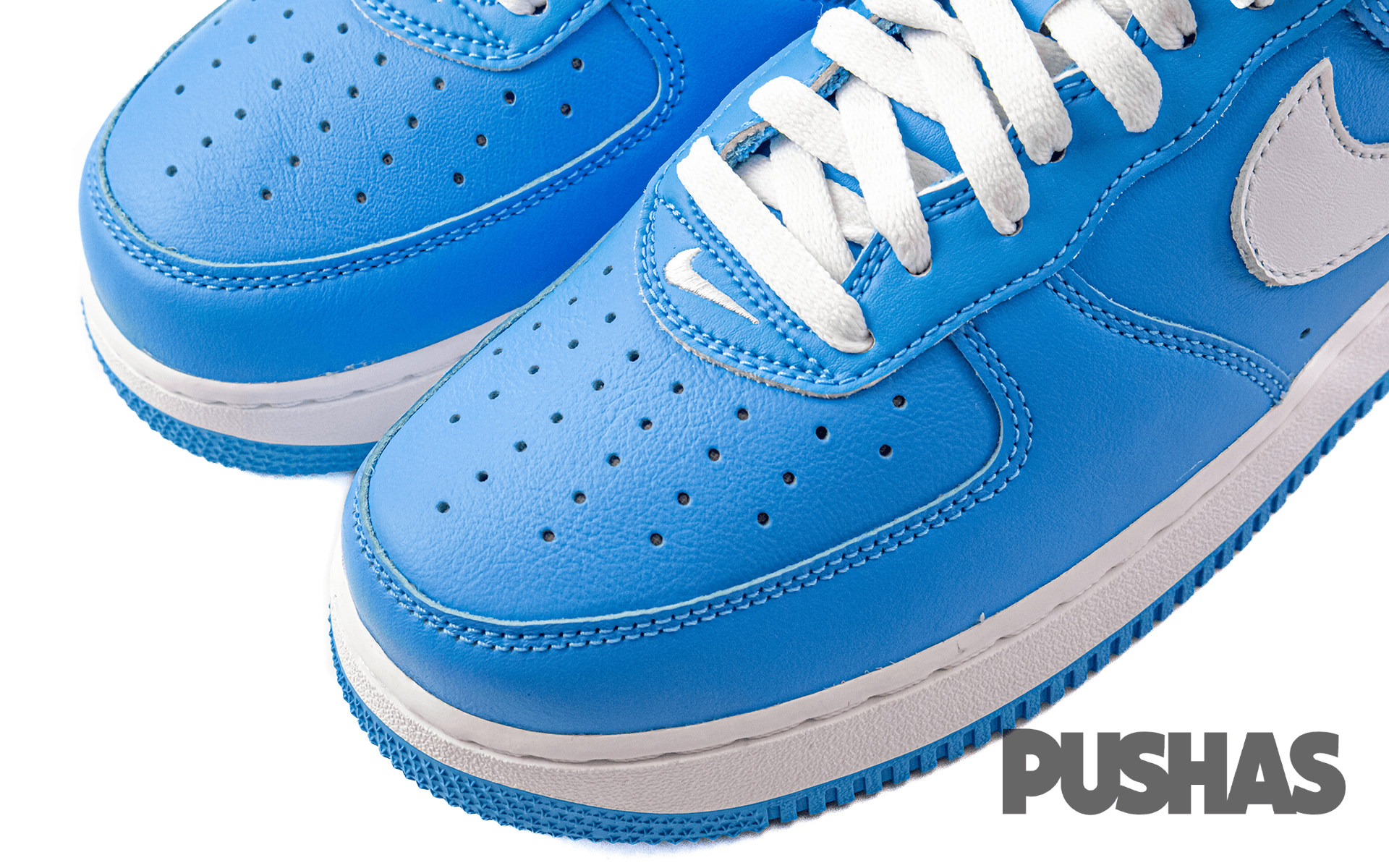 Nike Air Force 1 Low '07 Retro Sneakers - University Blue Color of the Month (2022) | Men's Basketball Shoes for Casual Wear & Street Style Fashion
