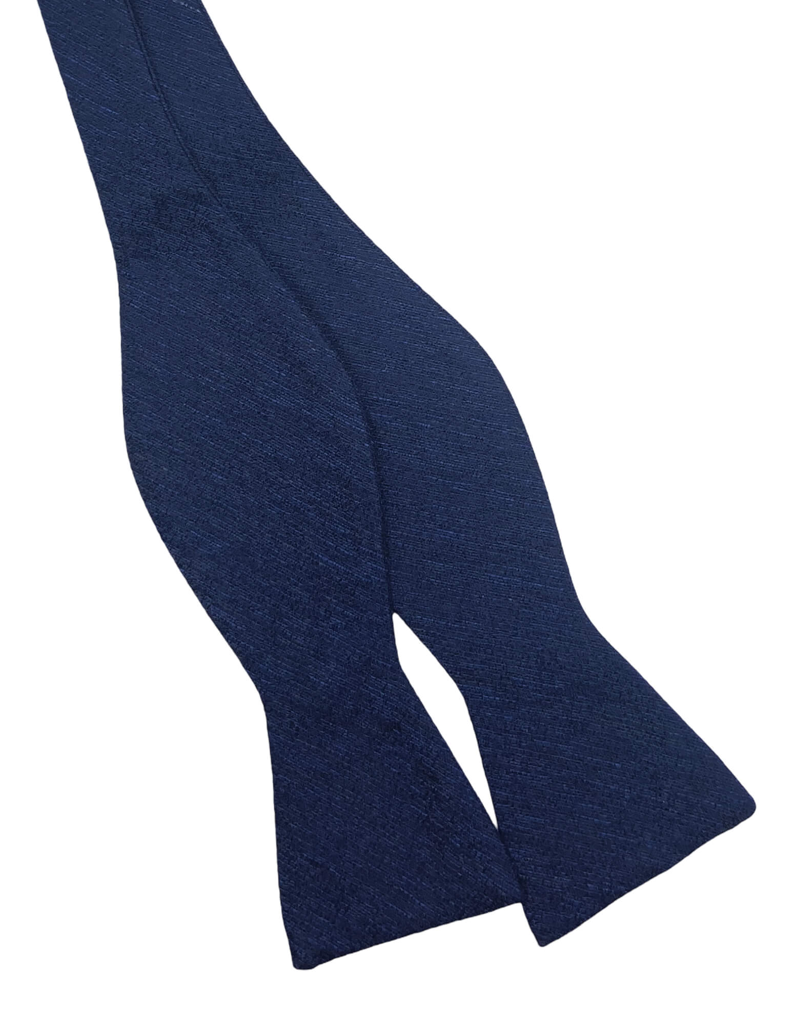 DÉCLIC Palermo TYO Bow Tie for Men - Navy Blue Silk Formal Necktie - Perfect for Weddings, Parties & Special Occasions