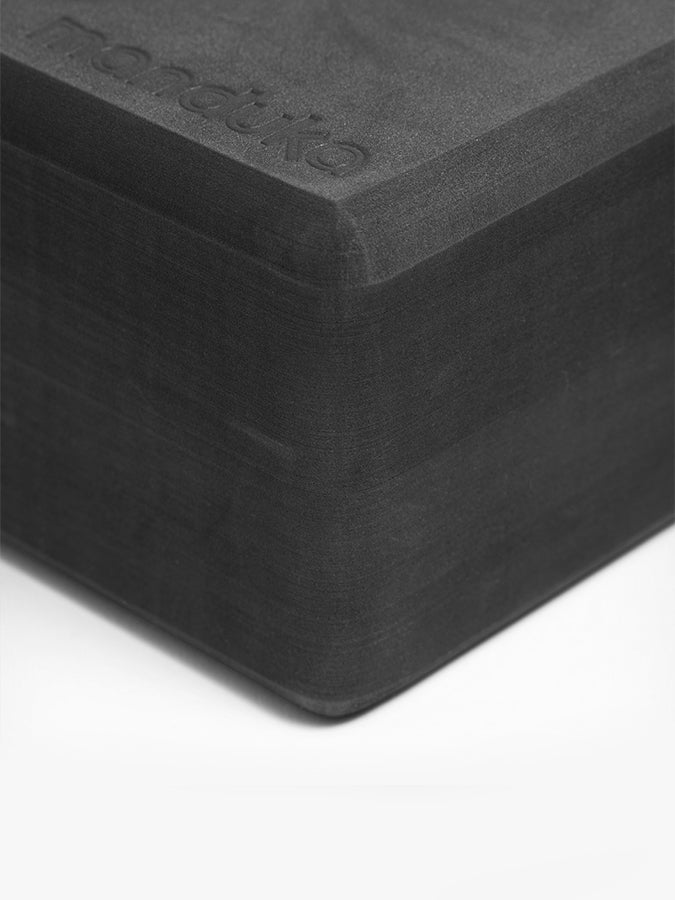 Manduka Recycled Foam Yoga Block - Eco-Friendly Yoga Prop for Support & Alignment | Ideal for Hot Yoga, Pilates & Home Workouts