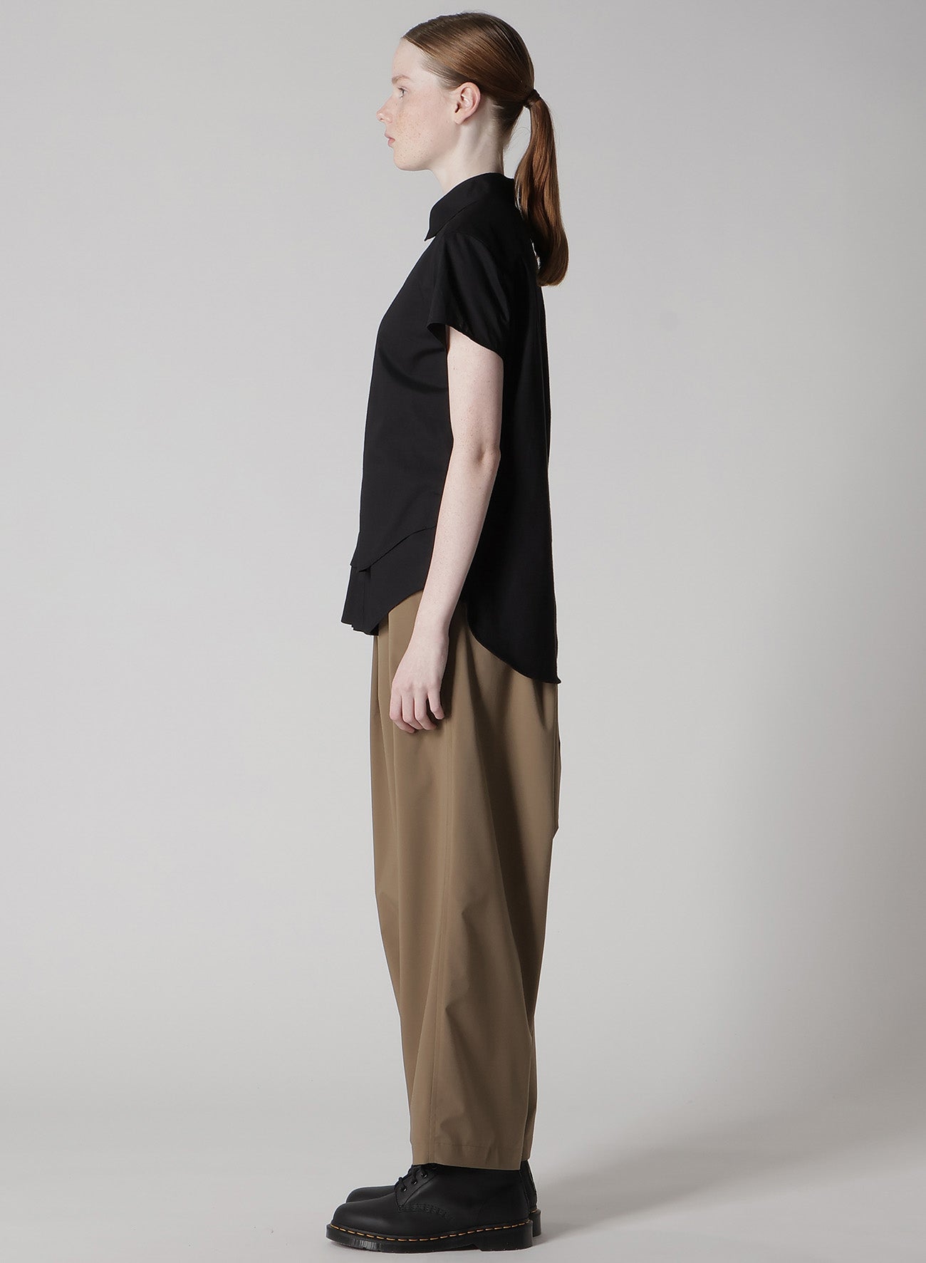 Double Layered Cotton Lawn Blouse with Front Hem - Perfect for Casual Outings & Office Wear