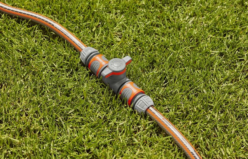 Gardena Coupling with Flow Control Valve - Durable Garden Hose Connector for Efficient Water Flow Control - Perfect for Lawn Irrigation, Gardening, and Outdoor Watering Systems