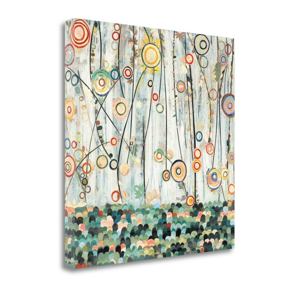 Blooming Meadow By Candra Boggs - Premium Giclee Art Print on Gallery Wrapped Canvas, Handmade Wall Decor Ready to Hang - Perfect for Living Room, Bedroom & Office Decor