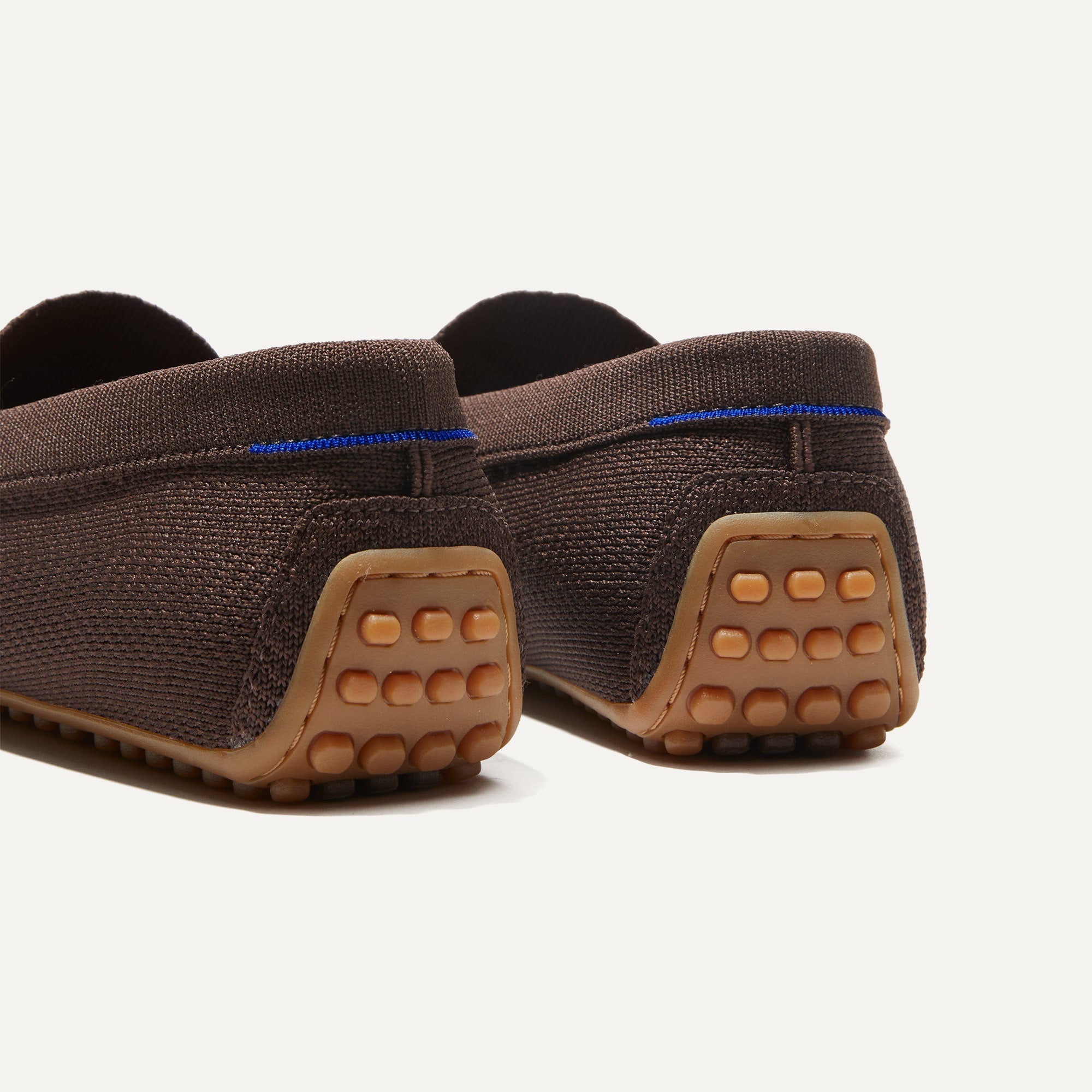 Brown Herringbone Driving Loafers for Men | Comfortable Slip-On Shoes for Casual Wear & Business Casual Outfits