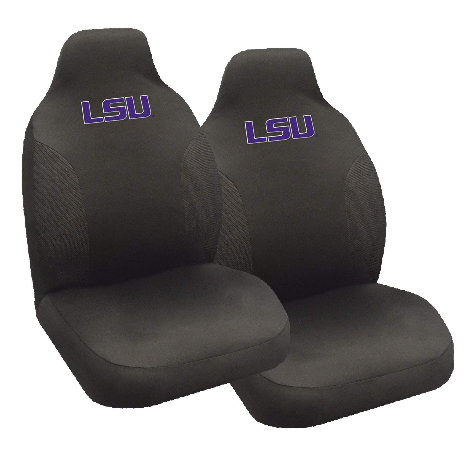 LSU Tigers All-Weather Vinyl Floor Mats & Rally Seat Covers Set - Durable Car Accessories for Trucks, SUVs, and Vehicles - Perfect for Game Day Tailgating and LSU Fan Showcase