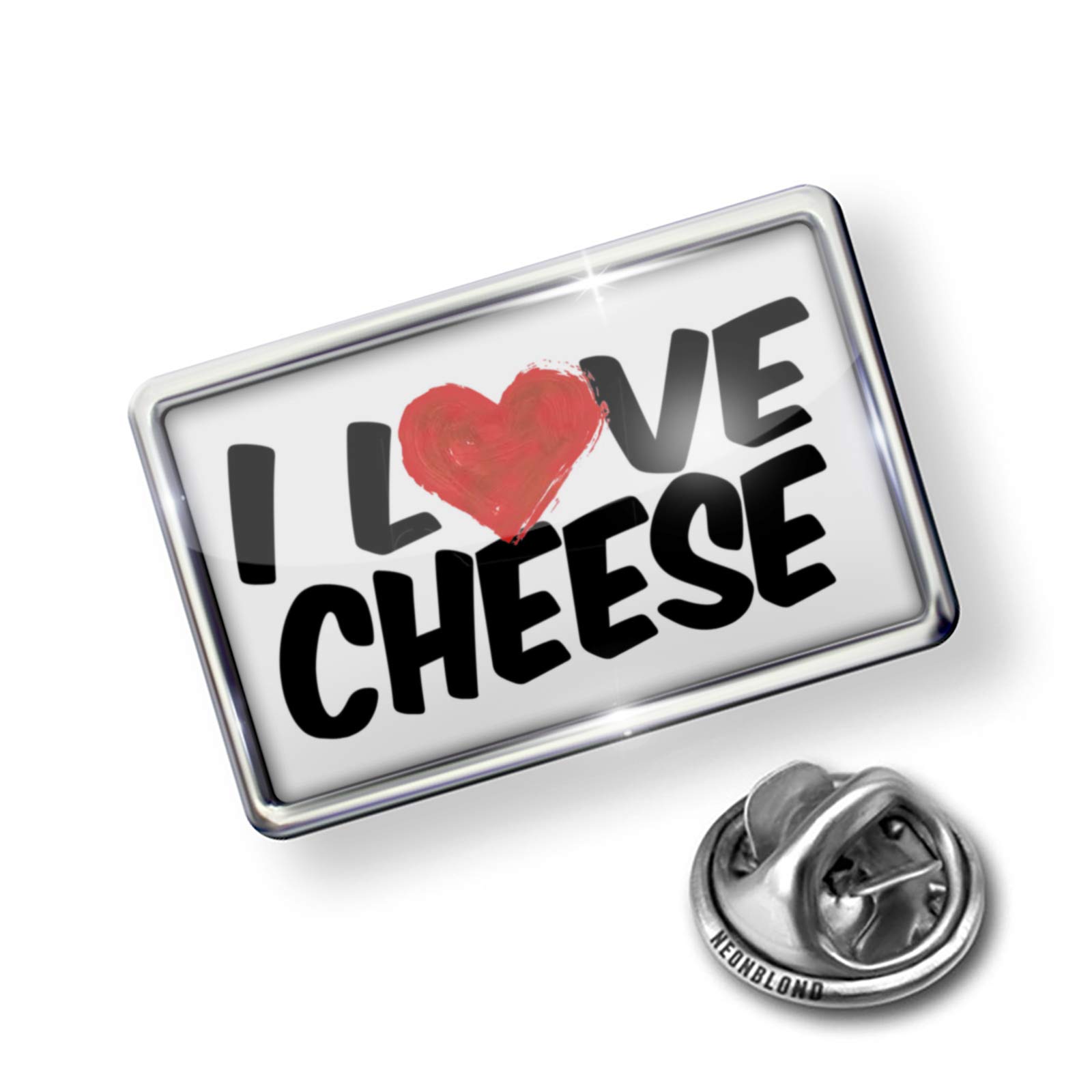 I Love Cheese Enamel Pin - Cute Foodie Accessory for Backpacks, Jackets & Gifts - Perfect for Cheese Lovers & Dairy Enthusiasts