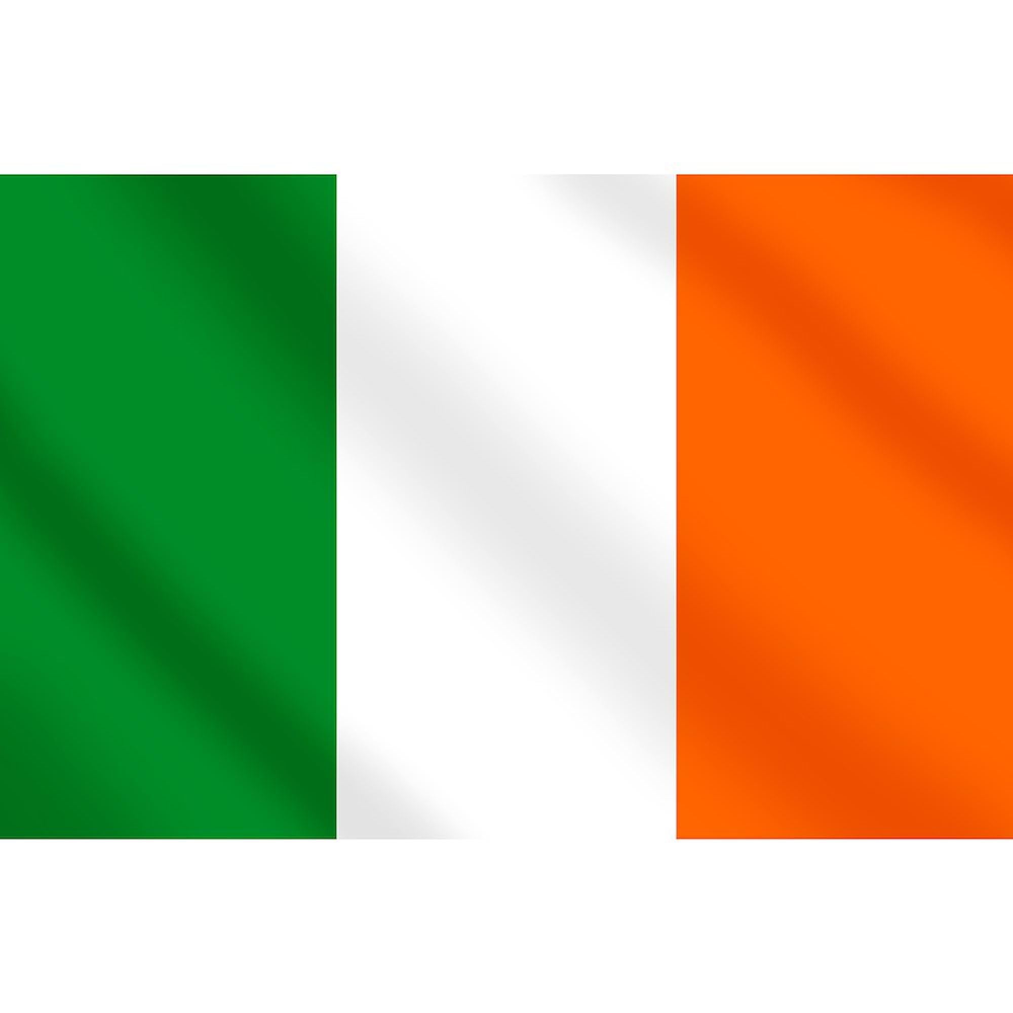 Irish Flag of Ireland Rectangle Sticker - Durable Vinyl Bumper Sticker Car Decal for Cars, Laptops, Windows | Show Your Irish Pride on St. Patrick's Day & Celtic Events
