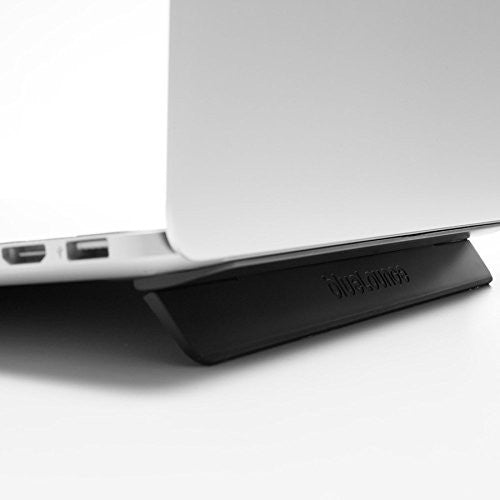 Bluelounge Kickflip Black - Premium Laptop Stand for MacBook & Notebooks | Ergonomic Adjustable Design for Home, Office & Travel Use