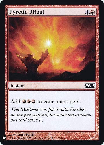 Magic: The Gathering - Pyretic Ritual Foil Card - Mystery Booster Set - MTG 2011 Edition - Perfect for Collectors & Competitive Gameplay
