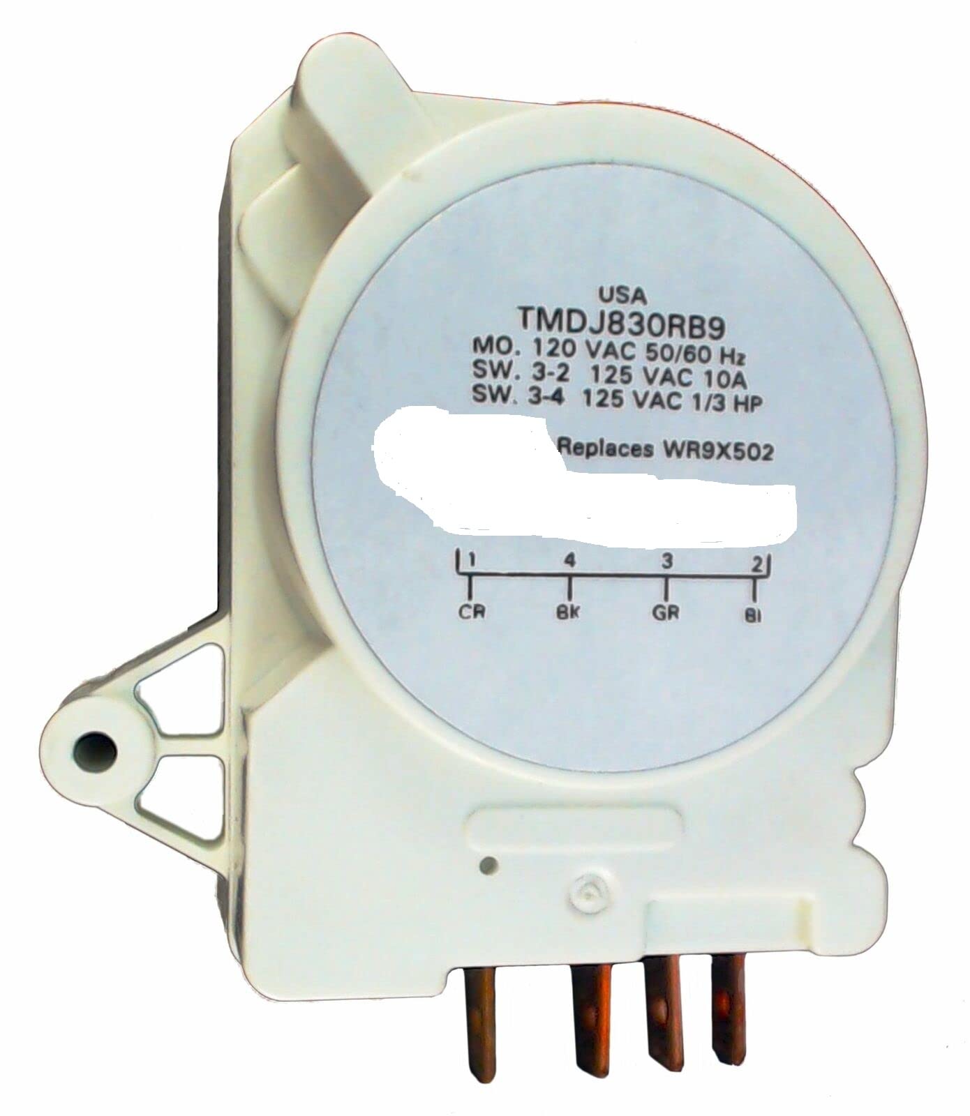 GE Refrigerator Defrost Timer Replacement - Compatible with AP2061708, PS310869, WR9X502 - Perfect for Home Kitchen Appliance Repair & Maintenance