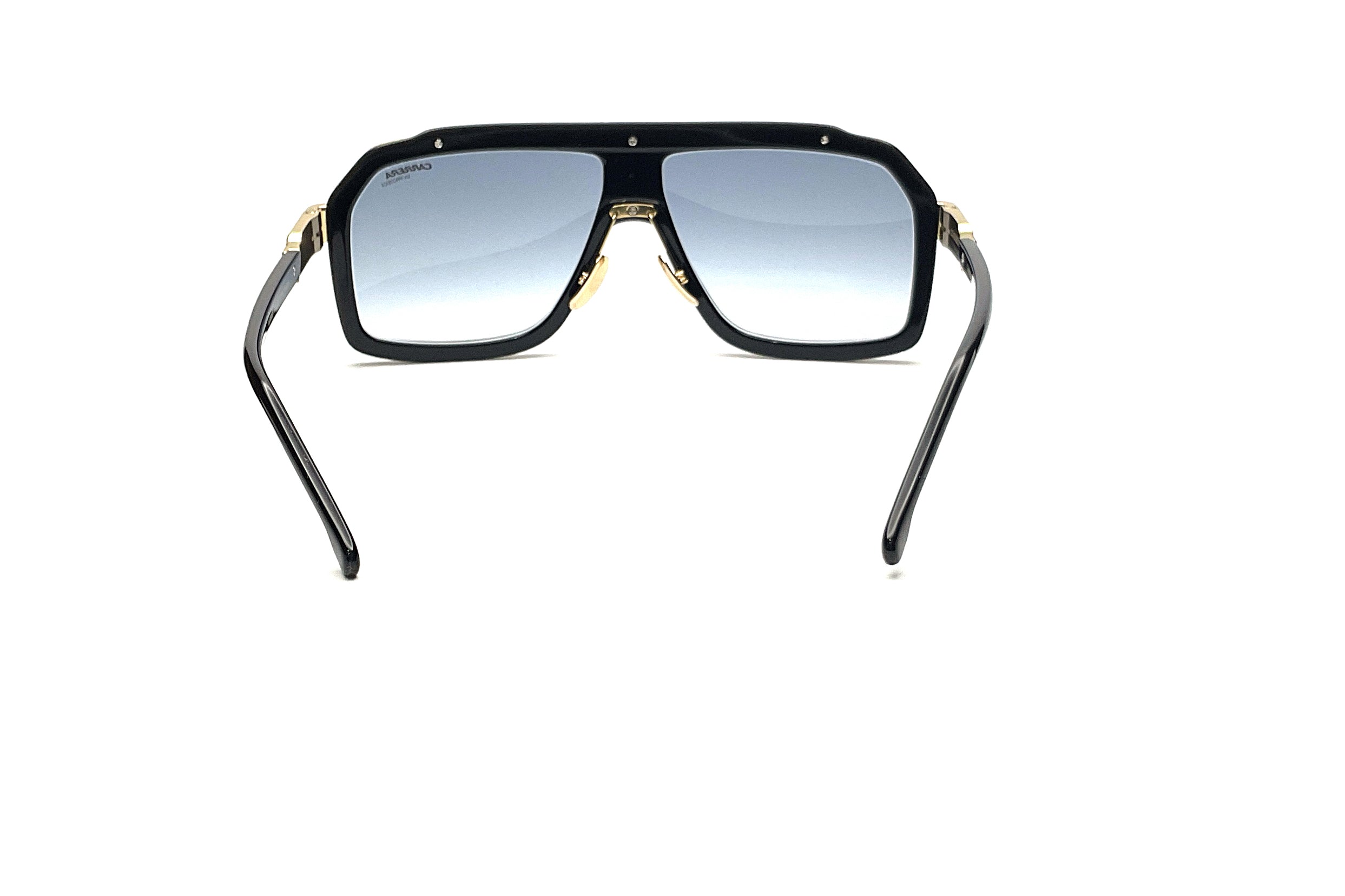 Carrera CA 1053 Sunglasses - Black & White Aviator Style for Men & Women - Perfect for Driving, Outdoor Sports & Fashion Accessories