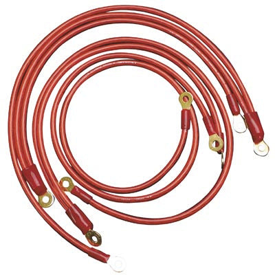 2009-2015 Nissan Maxima Performance Grounding Kit with Red Wires (Part# 606366R) - Improve Electrical Stability for Car Audio & Engine Performance