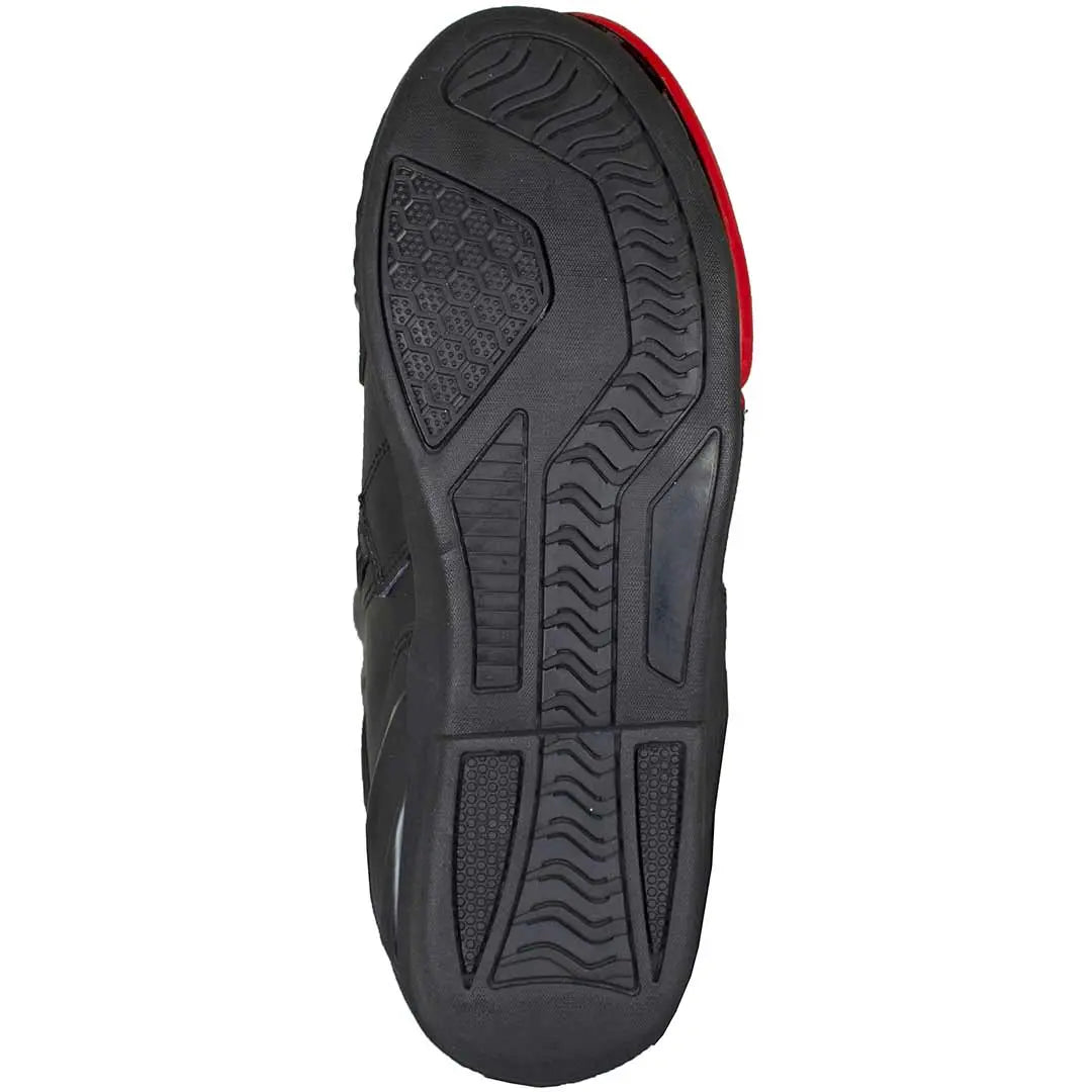Open Road Men's Racing Boots - Lightweight Motorcycle Boots for Men, Durable & Comfortable Riding Shoes - Perfect for Motorcycle Racing, Cruising & Outdoor Adventures