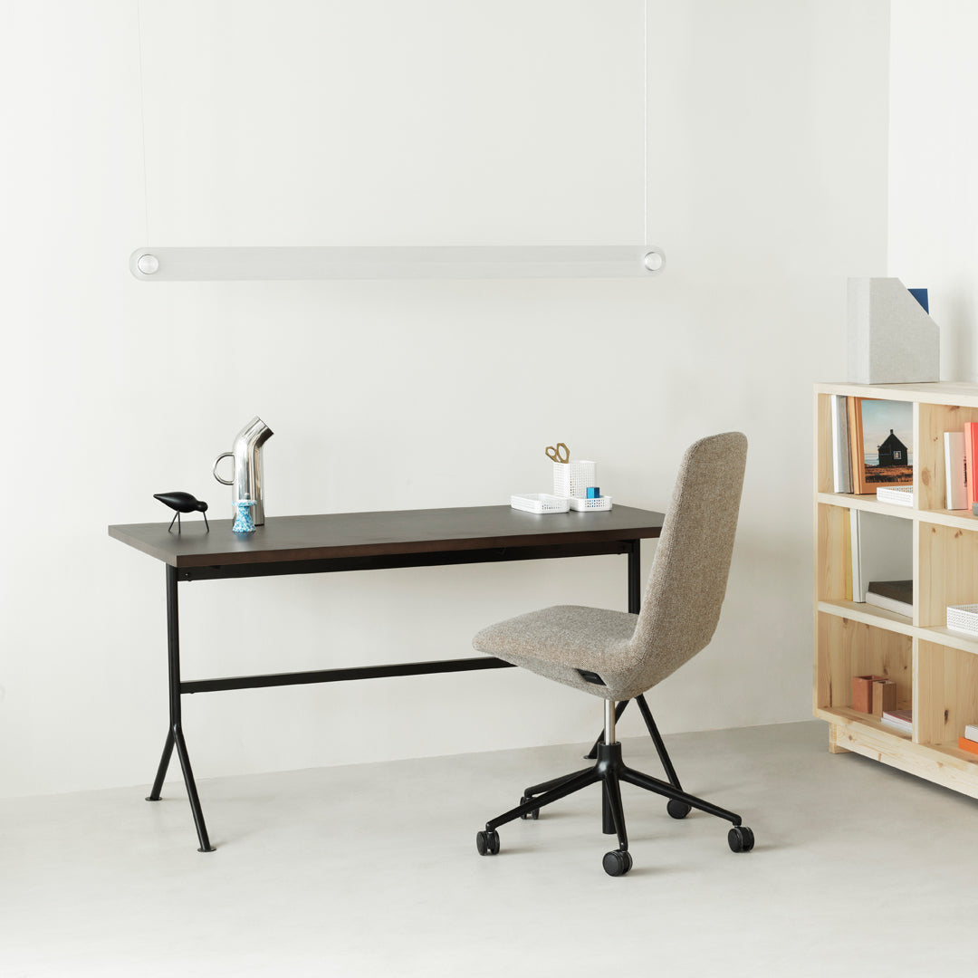 Simon Legald Kip Desk by Normann Copenhagen - Modern Scandinavian Home Office Desk for Small Spaces, Perfect for Remote Work & Study