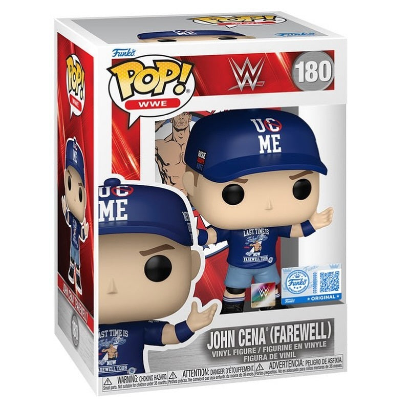 WWE John Cena Farewell Collectible Action Figure - Perfect for Wrestling Fans & Memorabilia Collectors