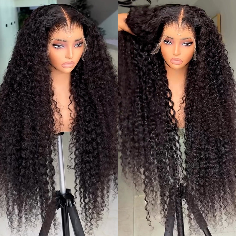 #1B 15A Double Drawn Kinky Curly