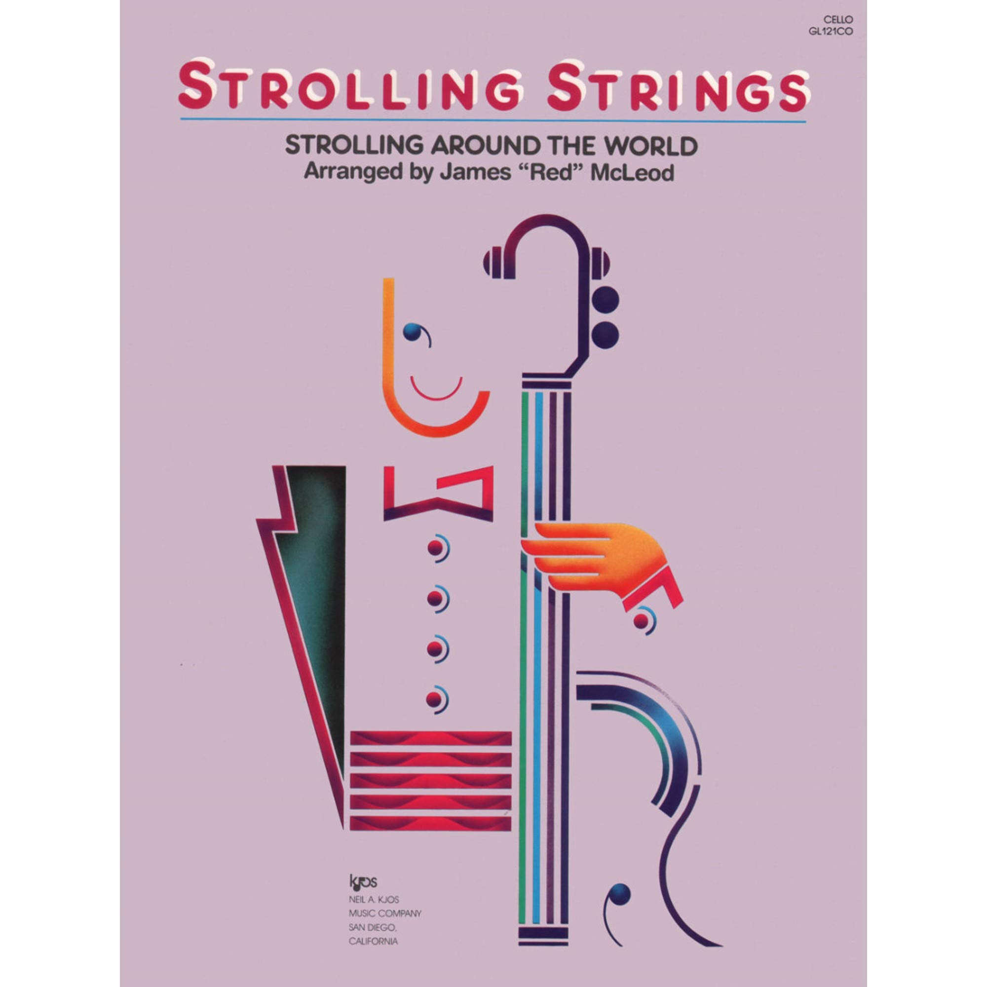 CELLO GL121CO Strolling Strings - High-Quality Cello for Professional Performances & Outdoor Events | Perfect for Weddings, Street Performances, and Orchestra Practice