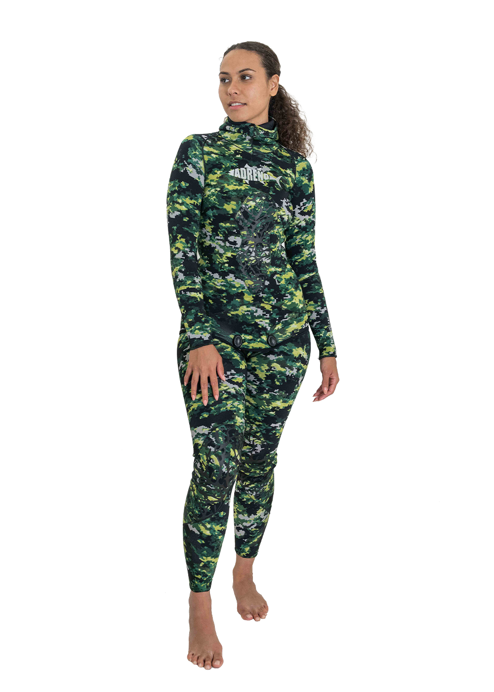 Adreno Invisi Skin 5mm Lined 2 Piece Wetsuit for Men & Women - Premium Neoprene Scuba Diving & Snorkeling Suit for Cold Water Protection