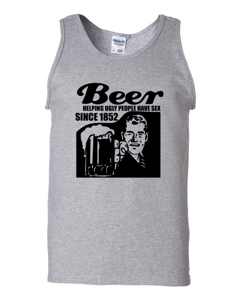 Funny Beer Lover Adult Tank Top - Sarcastic Humor Graphic Tee for Men & Women - Perfect for Parties, Bars, and Casual Outings
