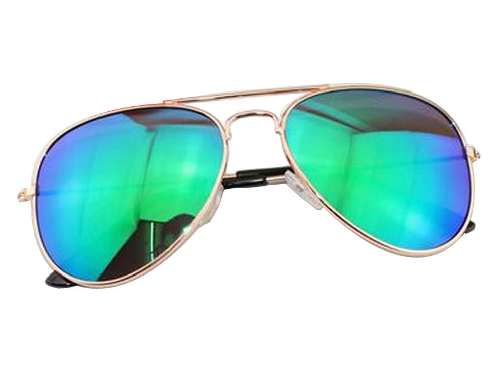 Stylish Kids Sunglasses for Boys & Girls - UV Protection, Green - Perfect for Outdoor Play, Beach & Summer Activities