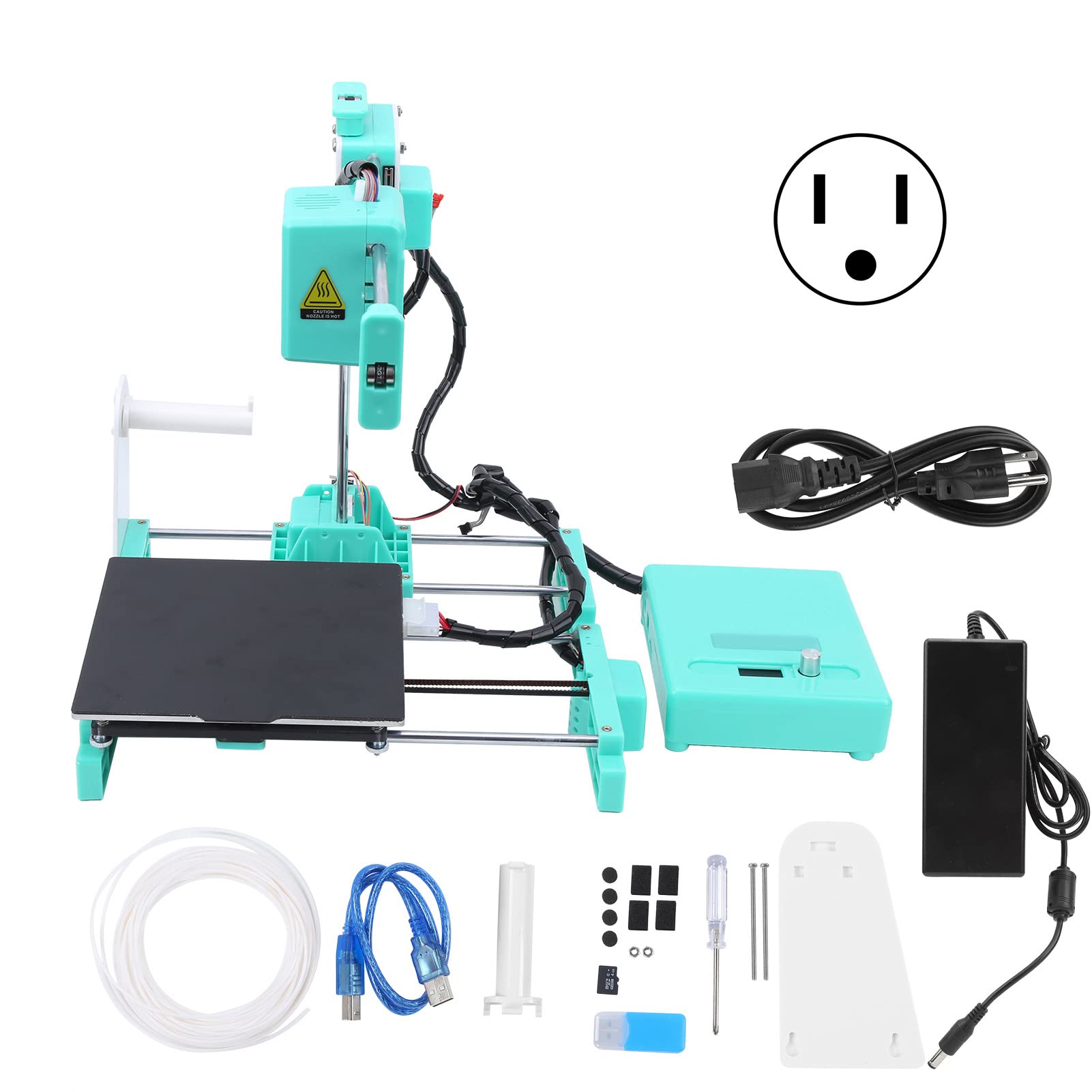 Ender 3 Pro 3D Printer Kit with High-Quality ABS Filament (180-230℃) - Complete Tool Set for Simplify3D | Perfect for Home DIY Projects, Prototyping & Educational Use