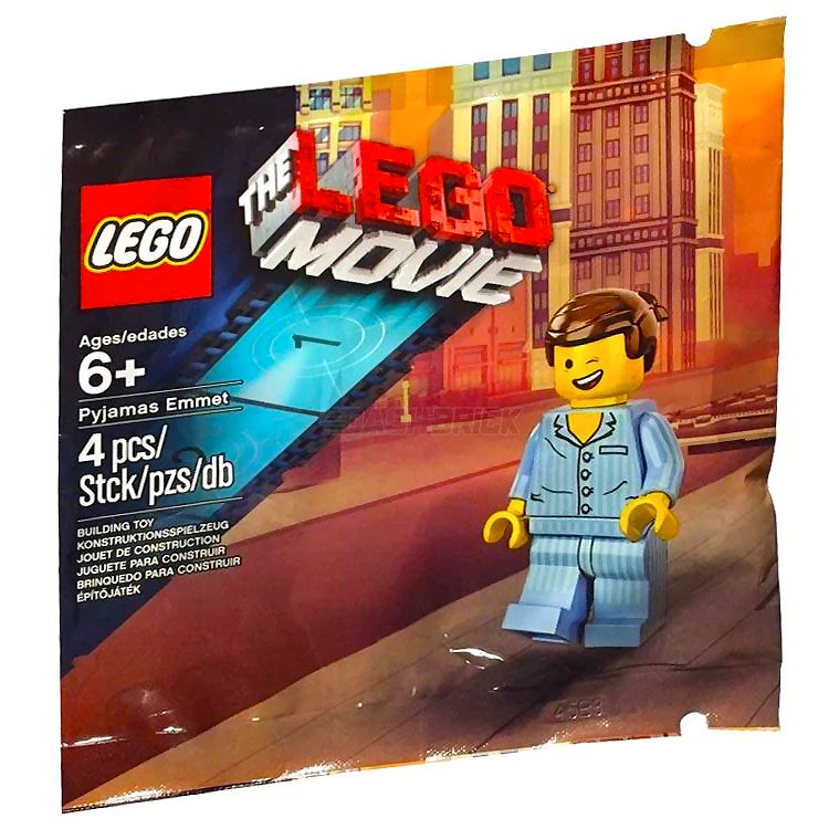 LEGO The LEGO Movie Emmet Minifigure Polybag (5002045) - Exclusive Collectible Toy for Kids & Adults - Perfect for LEGO Movie Fans, Display & Play