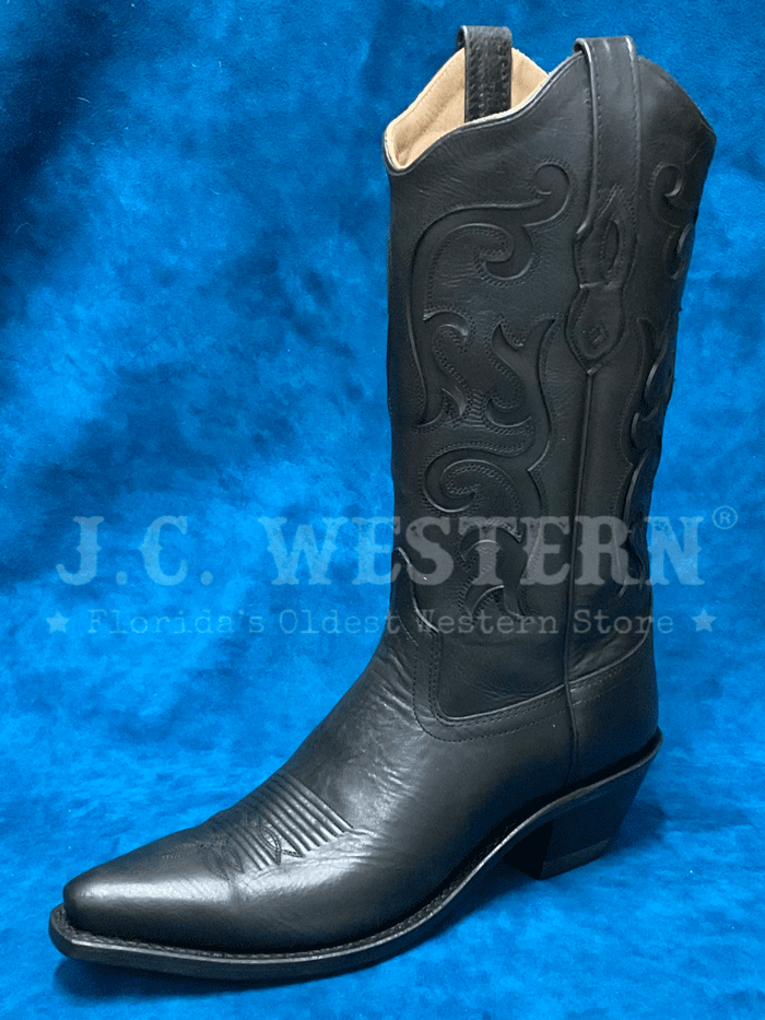 Old West LF1579 Women's Snip Toe Fashion Western Boots - Black Cowgirl Boots for Country Dancing, Rodeo & Western Style Outfits